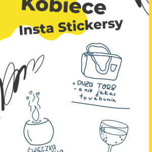 Kobiece Insta Stickersy